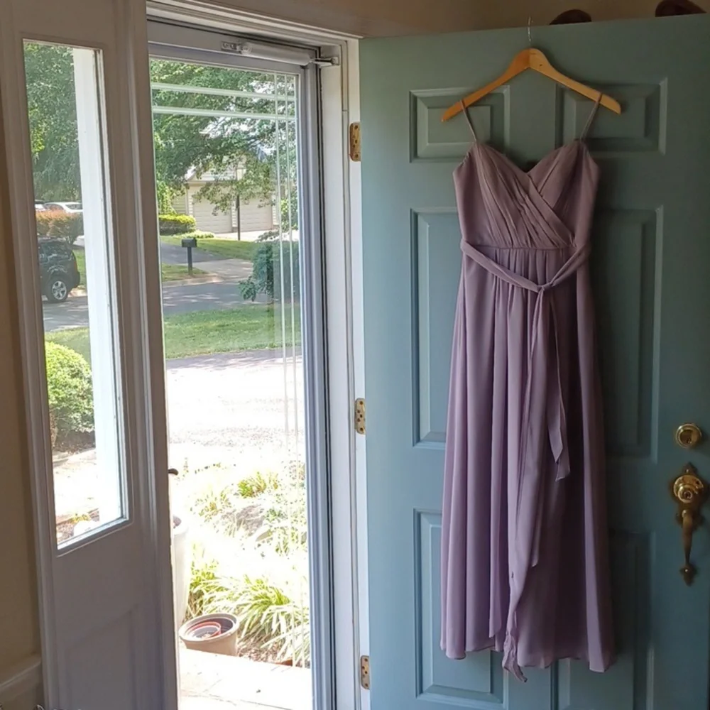 Lavender bridesmaid gown - Picture 7 of 13